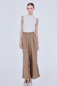 Relaxed Wide Leg Trousers