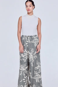 Printed Straight Pants