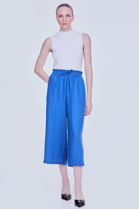 Ruffled Wide Leg Trousers