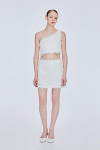 A-Line Fringe Skirt
