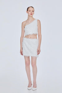 A-Line Fringe Skirt