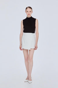 Tailored Wrap Skirt