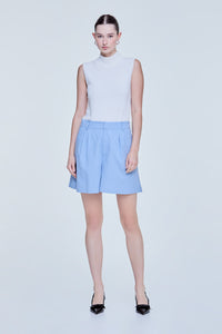 Pleated Casual Shorts