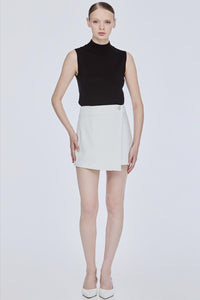 Tailored Wrap Skirt