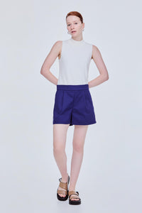 Front Pleats Shorts