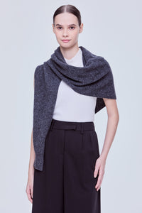Asymmetrical Wool Scarf