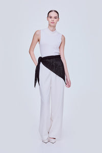 Triangular Knitted Scarf