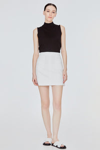 Patch Pocket Mini Skirt