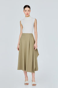 Asymmetrical Drape Skirt