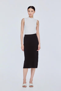 Midi Knit Pencil Skirt