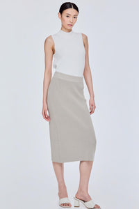 Midi Knit Pencil Skirt