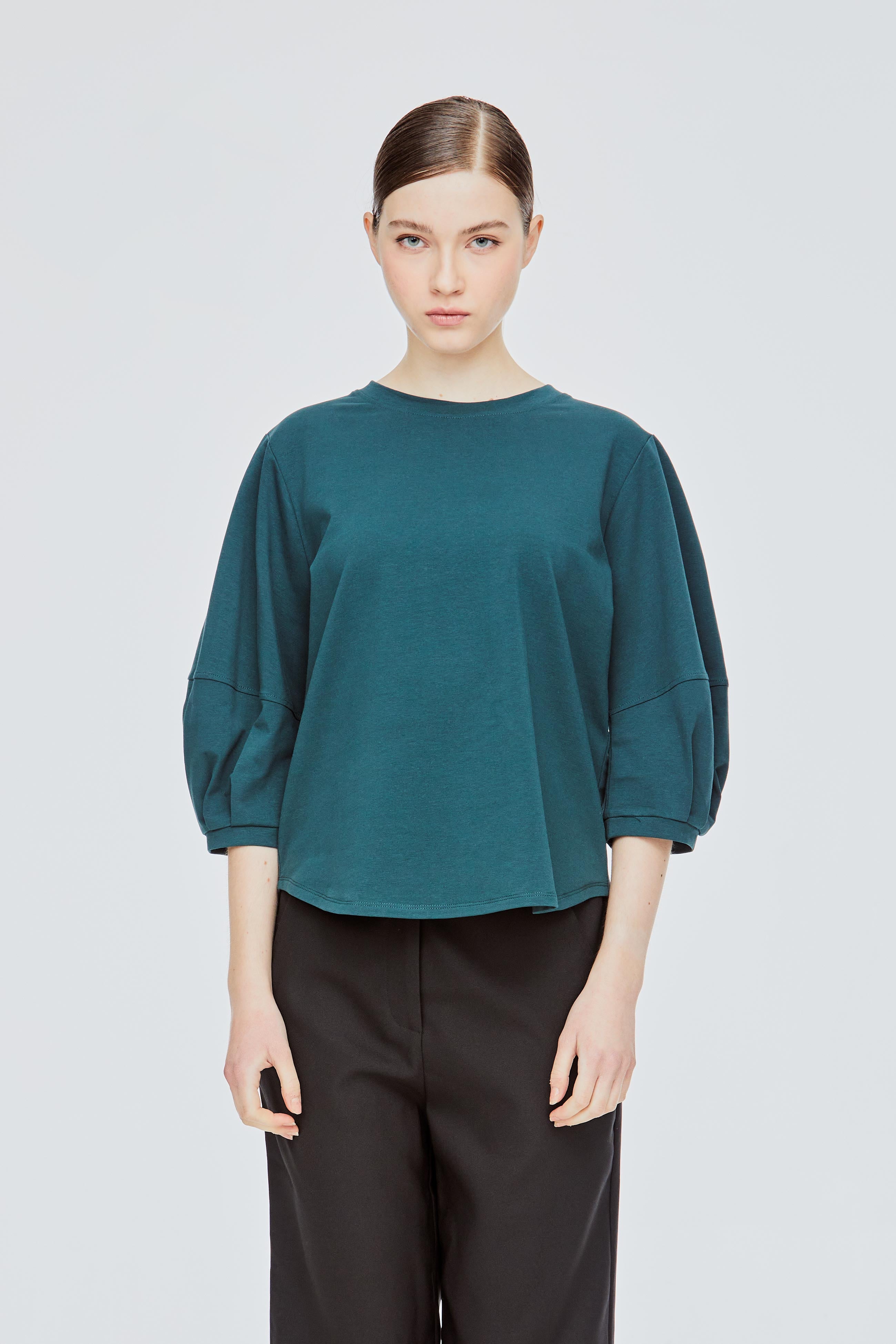 Uma Puffy Blouse - Green