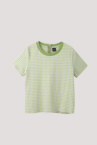 Checkered Pattern Blouse