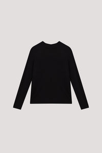 Ribbed Knit Mock Neck Top