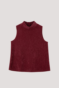 Sleeveless High Neck Top
