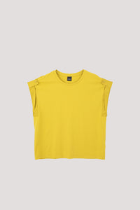 Contrast Cuff Boxy Tee