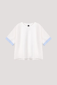 Dropped Shoulder Contrast Tee