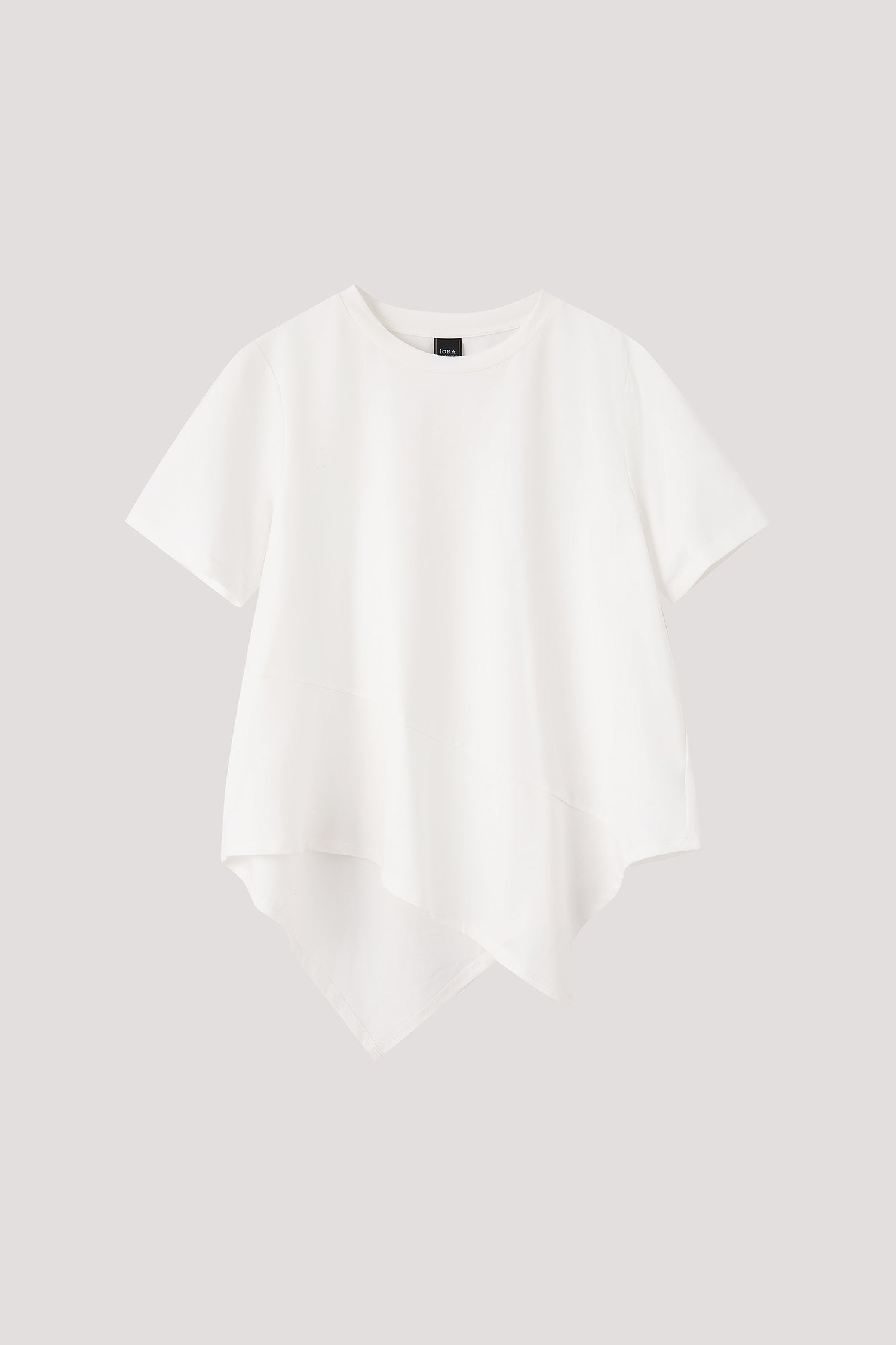 Asymmetrical Panel Hem Tee
