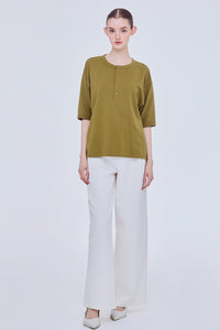 Casual Button Up Tee