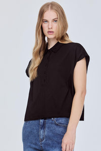 Collared Magyar Tee