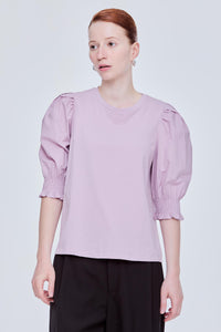 Smocked Sleeve Top