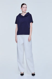 Everyday Rolled Collar Top