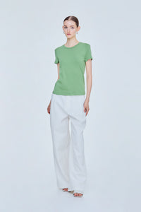 Soft Crew Neck Top