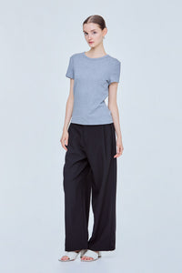 Soft Crew Neck Top