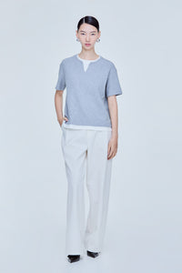 Two-Piece Waffle Tee