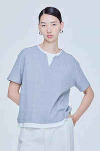 Two-Piece Waffle Tee
