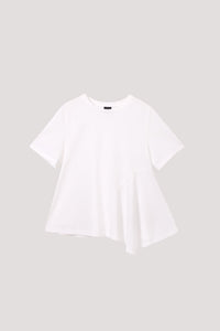 Asymmetrical Flounce Tee