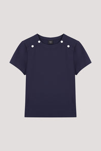 Basic Front Button Tee