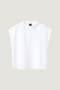 Buttoned Shoulder Tee