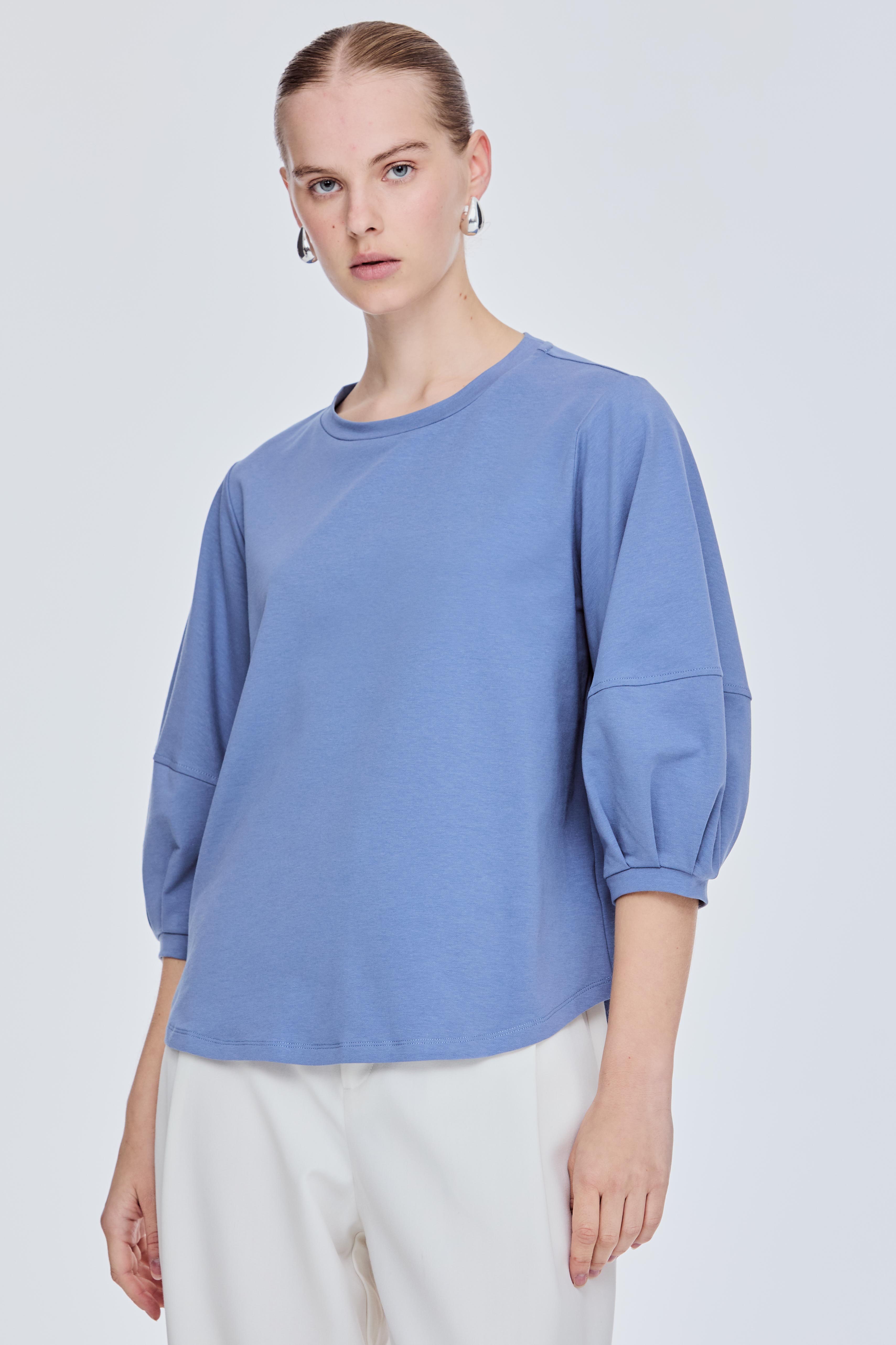 Panelled Puffy Blouse