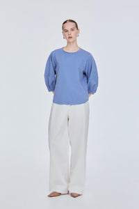 Panelled Puffy Blouse