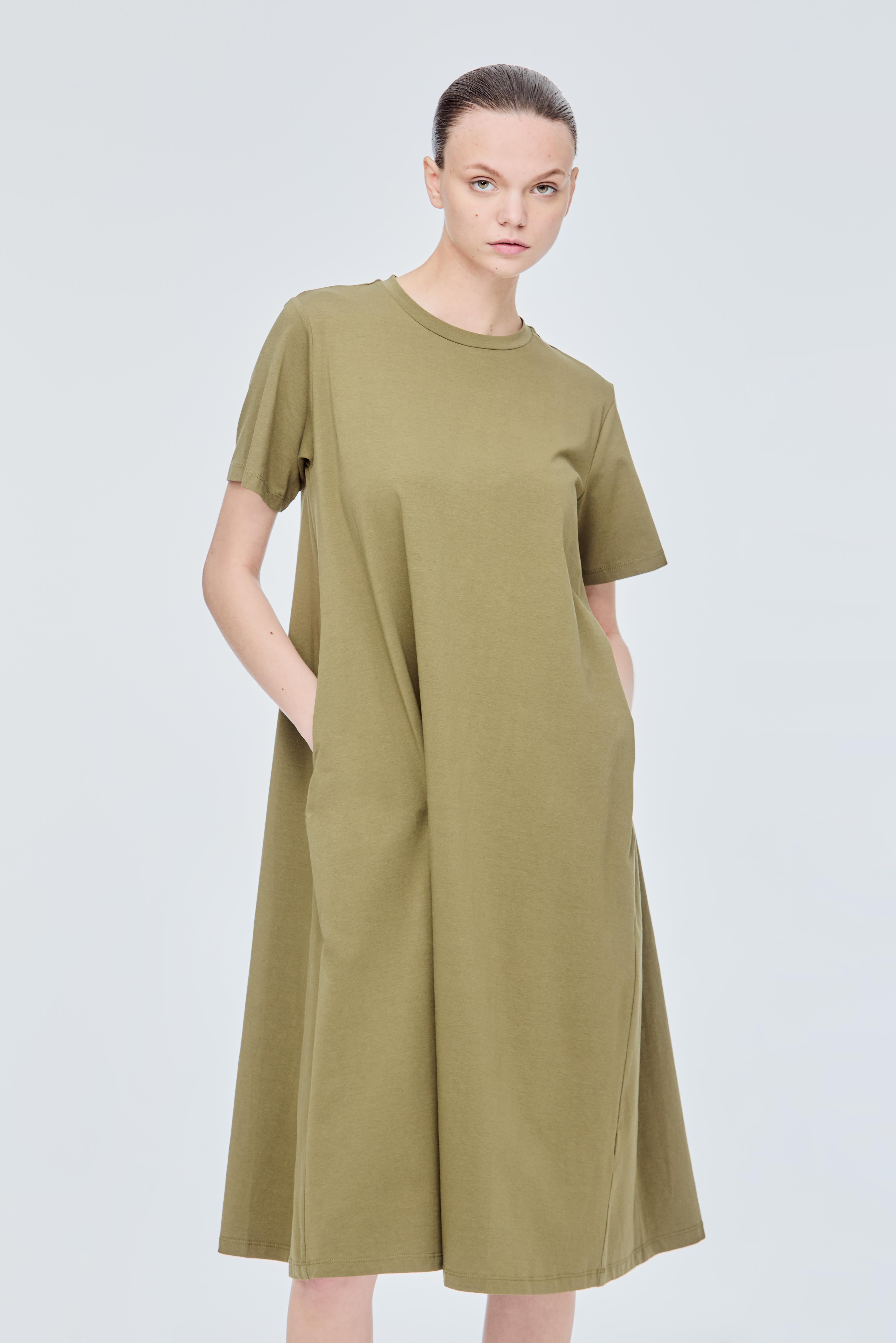 Flare Boxy T Shirt Dress