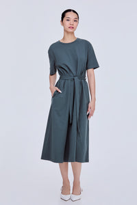 Self Tie Shift Dress