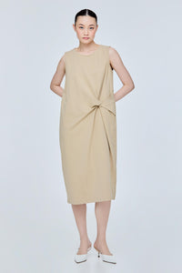 Knot Detail Sleeveless Dress