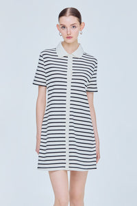 Breton Stripe Knit Dress