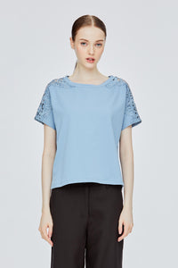 Embroidered Sleeve Blouse