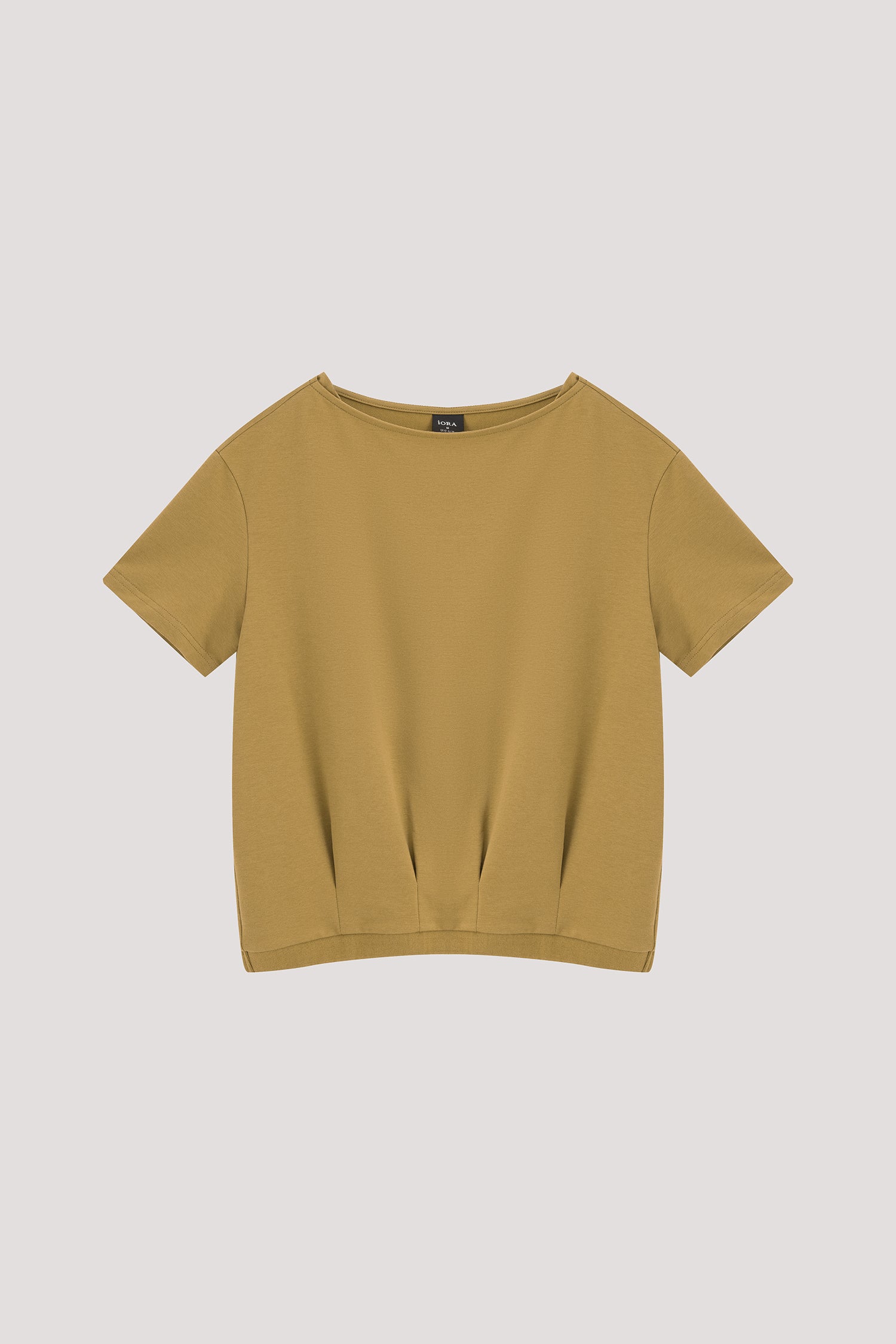 Dropped Shoulder Pleat Top
