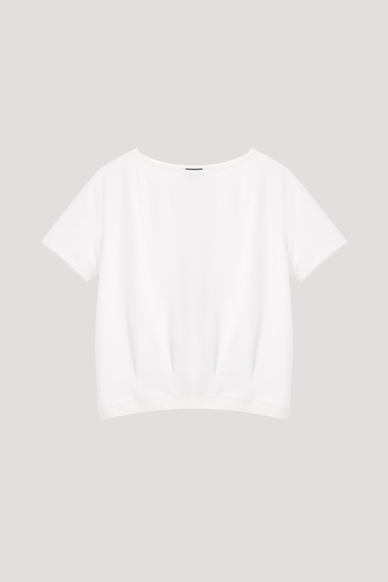 Dropped Shoulder Pleat Top