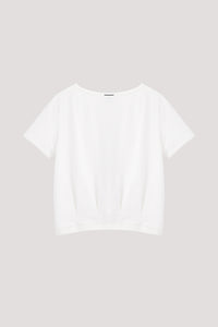 Dropped Shoulder Pleat Top