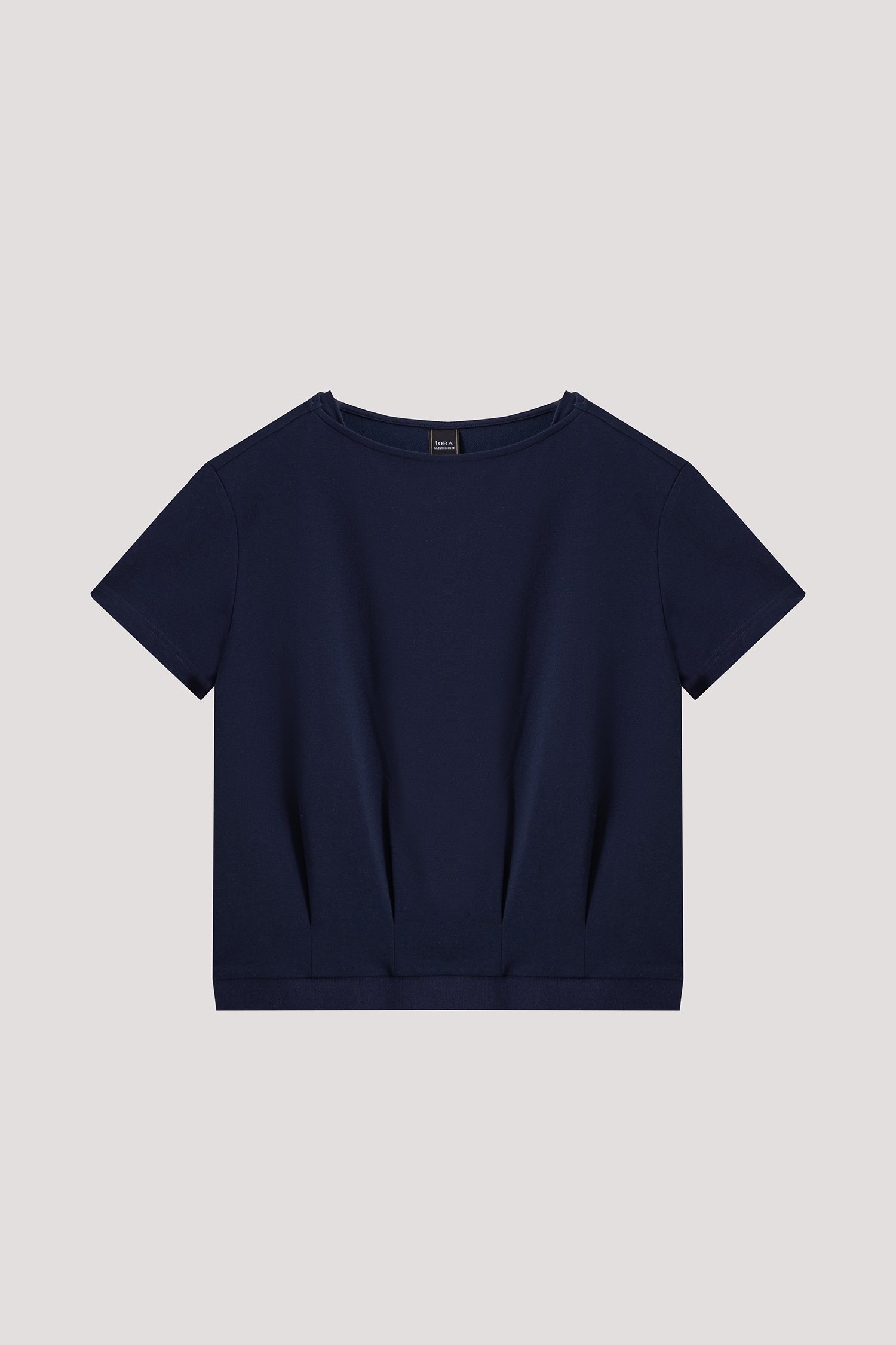 Dropped Shoulder Pleat Top