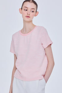 Tweed Boxy Blouse