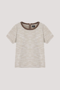 Tweed Boxy Blouse