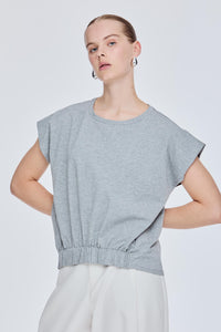 Elasticated Sleeveless Top