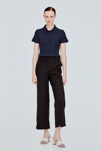 Button Down Waffle Top