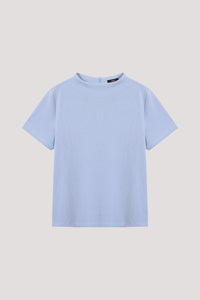 Wide Mock Neck Tee
