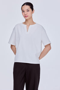 Basic Split Crew Tee